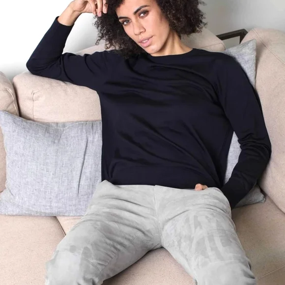 Zinga Lamb Leather Grey Suede Noah Boyfriend Pants Size 38/8 - Picture 3 of 15